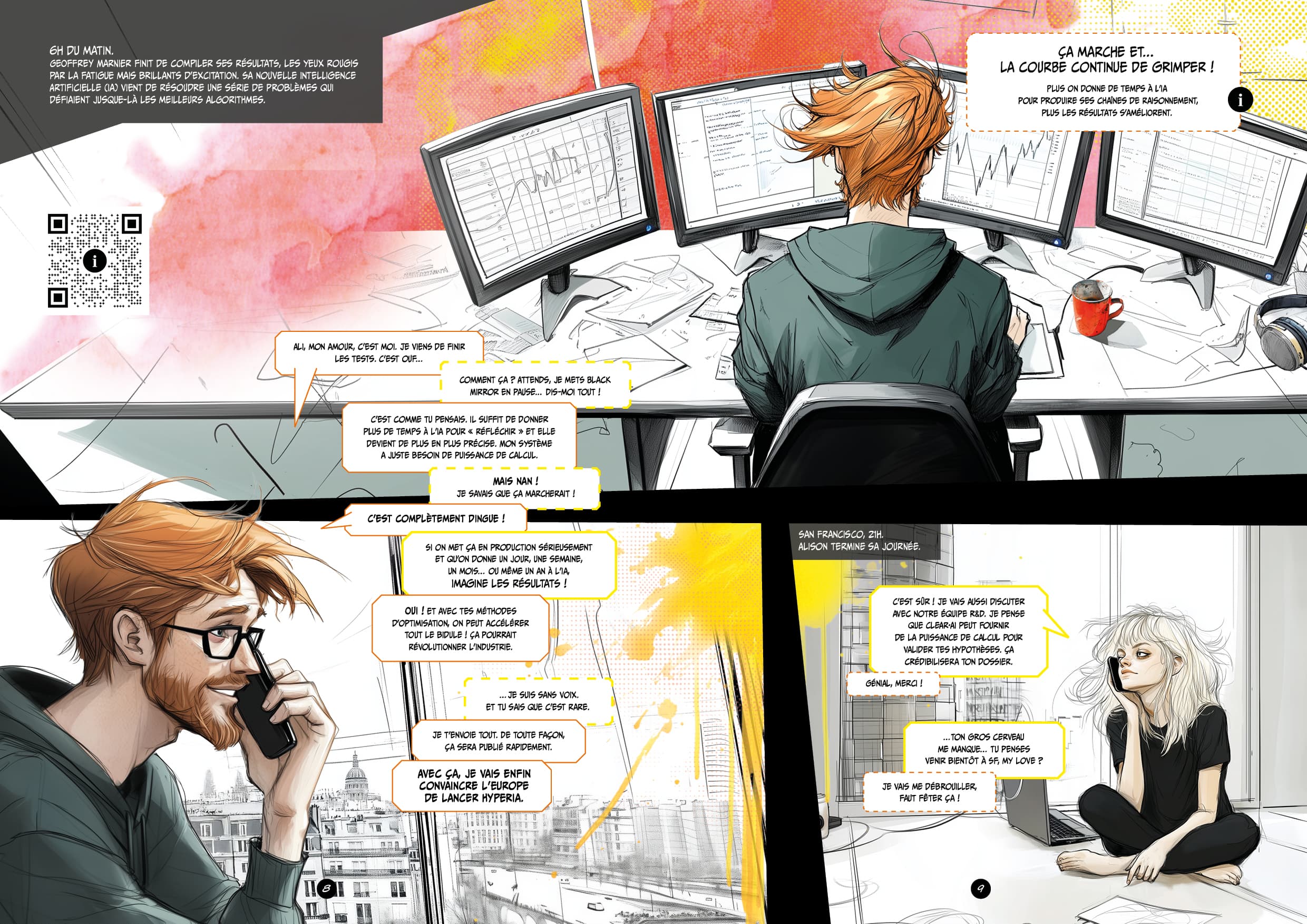 L'univers HELO - Planche de la BD